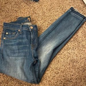 7 skinny ankle jeans